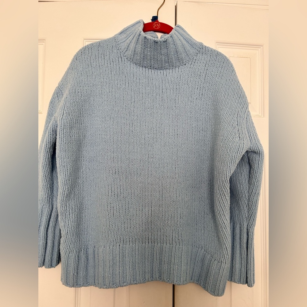 Chenille Blue Sweater